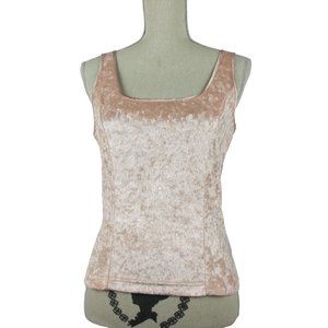 Victoria's Secret Pink Crushed Velvet Tank Top Size M New